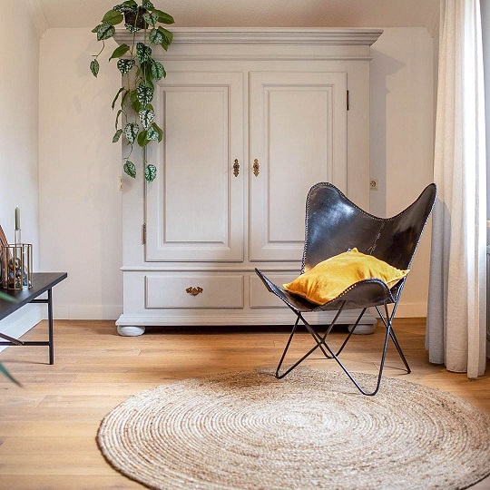 Jute vloerkleed